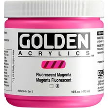 Golden Heavy Body Akrilik Boya 473 ml Seri 5 Fluorescent Magenta 4625