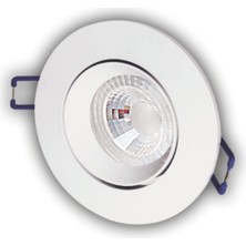 sbodurhome 1 Adet Cata Ct 5256 Safir Beyaz Kasa 8W Sıva Altı LED Spot Gün Işığı 3200K