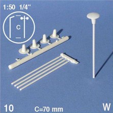 Schulcz Maket  Sokak Lambası 150 70MM 10 Adet N06-50071