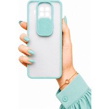 kilifone Xiaomi Mi 10T Lite 5G Uyumlu Kılıf Sürgülü Kamera Korumalı Mat Lensi Telefon Kılıfı - Turkuaz