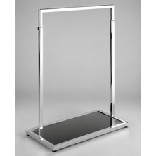 MD Vitrin Dekorasyon Kaliteli Askılık Mağaza 30X30 Demonte Orta Stand ( Camsız Gönderilir )