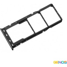 Genos Samsung Galaxy M11 Uyumlu Hafıza Kart + Sim Demiri (Sim Çekmecesi) (Siyah) (SN809438)