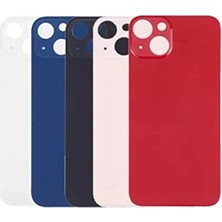 Genos Iphone 13 Arka Kapak Lazer Kesim Süper Kalite Cam - Beyaz