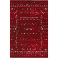 Hoom Rugs Ahlat 2303 Kırmızı Anadolu Desenli Antialerjik Salon Oturma Odası Halısı