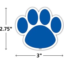 Teacher Created Resources Magnetic Accents, Colourful Paw Prints (77207.0)