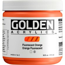Golden Heavy Body Akrilik Boya 473 ml Seri 5 Fluorescent Orange 4630