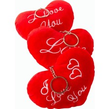 sbodurhome Kalp Peluş Anahtarlık 9 cm