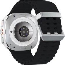 TeknoKapsül Newface Watch 7 Ultra KR417 Rug Silikon Kordon - Siyah