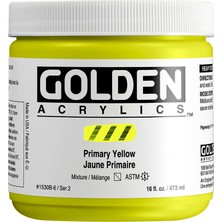 Golden Heavy Body Akrilik Boya 473 ml Seri 2 Primary Yellow 1530