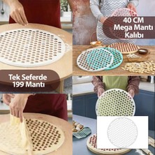 River World Mega Mantı Kalıbı Plastik 40 cm 199 Mantı Kapasiteli