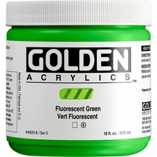 Golden Heavy Body Akrilik Boya 473 ml Seri 5 Fluorescent Green 4620