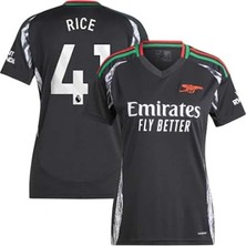 Breathless Arsenal 2024-25 Yeni Sezon Declan Rice Deplasman Forması (Black)