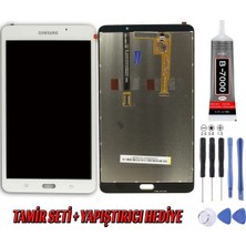 Genos Samsung T280 LCD Ekran Beyaz Montaj Kiti Hediye