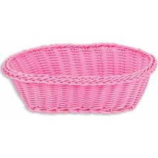 Epinox Ekmek Servis Sepeti 24X17X7 CM PEMBE