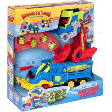 Superthings Kazoom Power Mr. King Kamyonu | Robot Fırlatıcılı & Hapishaneli Dönüşen Oyun Seti | Özel Figür Dahil | 3 Yaş ve Üzeri