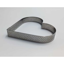 Delikli Tart Kalıbı Kalp-2 li-12x10x2 cm