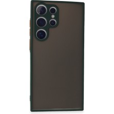 Galaxy S24 Ultra Kılıf Montreal Silikon Kapak - Yeşil