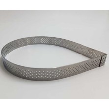Delikli Tart Kalıbı Damla-1 ad 13.5x18x2 cm
