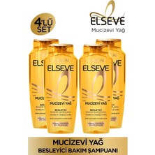 Renas Store Elseve L'oréal Paris Elseve Mucizevi Yağ Besleyici Bakım Şampuanı 400 ml 4 Adet Ürün