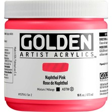 Golden Heavy Body Akrilik Boya 473 ml Seri 2 Naphthol Pink 1579