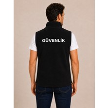 Arthur Erkek Kışlık Güvenlik Yeleği 4 Cepli Polar Fermuarlı Nakış Işlemeli