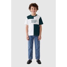 Guess Erkek Çocuk Haki Tshirt