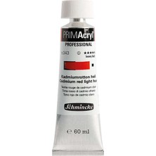 Schmincke Primacryl Artist Akrilik Boya 60ML Seri 3 343 Cadmium Red Light Hue