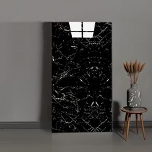 Renas Store Promosyonca Panel Mermer Desen, 60X30 Cm, 5 Adet (Siyah Desen)