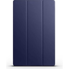 Renas Store Zore Galaxy ile Uyumlu Tab S10 Plus Zore Smart Cover Standlı 1-1 Kılıf Lacivert