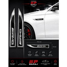 EP Garaj Otomotiv Mercedes Amg Yan Çamurluk / Kapı Üstü Logo Trim Seti – Premium Tasarım