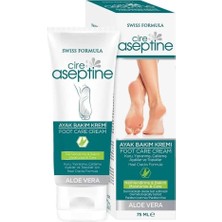 Renas Store Cire Aseptine Ayak Bakım Kremi, Aloe Vera Özlü, Çatlak Topuk Formülü, Nemlendirici, 75 ml