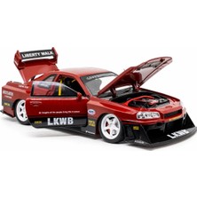 Hobbiez World Hobbıez World Nissan Skyline Gt-R R34 Liberty Walk Kırmızı- 1901-