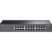 TP-Link Tp-Lınk LS1024G 24 Port 10/100/1000 Gigabit Rack Mountable Switch Metal Kasa