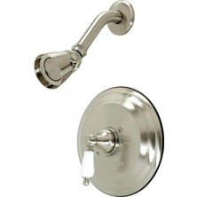 Renas Store Kingston Brass KB3638PLSO Vintage Tub ve Duş Musluk, 7 – 1/2 Inç, Saten Nikel Kingston Brass