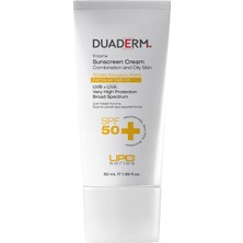 Renas Store Duaderm Natural Enzyme-Sunscreen SPF50 Karma ve Yağlı Cilt 50 ml