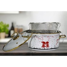 Renas Store Pr Home Love Emaye Kızartma Tenceresi 22 cm