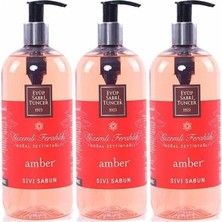 Renas Store Eyüp Sabri Tuncer Düvenci Toptan Amber Sıvı Sabun Seti 500 ml 3' Lü Paket
