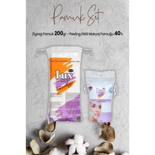 Renas Store Lux Peeling Etkili Makyaj Pamuğu 40' Lı ve Zigzag Pamuk 200 gr