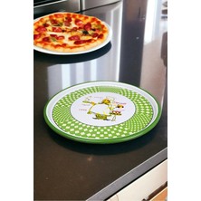 İnci Emaye 30 No Pizza Tabağı Tepsisi Supla Pasta Tabağı Servis Tabağı Fırın Tepsisi 30 cm