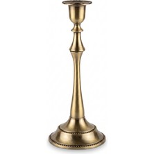 Rasha Collection 2'li Eskitme Gold Metal Şamdan Seti
