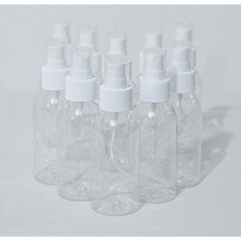 Renas Store Carpex Ambalaj Sprey Başlıklı 100 ml Boş Pet Şişe 50 Adet Sağlam Sert Plastik