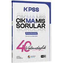 Akademi Denizi Yayınları Akademi Denizi Kpss Vatandaşlık Çıkmamış Sorular 40 Lı Deneme