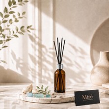 MumvemuM Premium Seri Ada Esintisi Çubuklu Oda Kokusu - Amber Şişe 50 ml