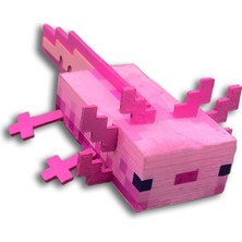 Believe Industry 3D Minecraft Axolotl Figür