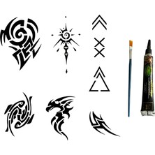 Renas Store Tribal Modeller Hint Kınasıyla Geçici Dövme Seti