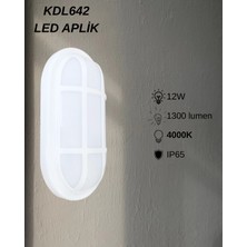 Kendal Elektrik K2 KDL642 LED Satürn Aplik 12W Beyaz Kasa 4000K