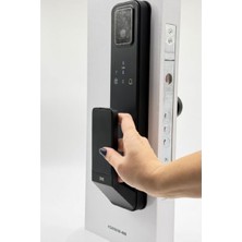 AlanSansli Kale KD050/50-400 Elektronik Çelik Kapı Kilidi – Motorlu, Kameralı, Wifi ve Parmak Izi Okuyuculu