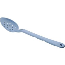 Bora Plastik Servis Kaşığı Polikarbon Delikli Mavi 33 cm