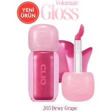 Renas Store Clıo, Pigmentli, Parlak Bitişli Dolgunlaştırıcı Lip Gloss Volumate Gloss 205 Dewy Grape