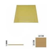 Mutfak Kitap Pasta Altlığı Kare Gold 22x22 İnce 5 ad.